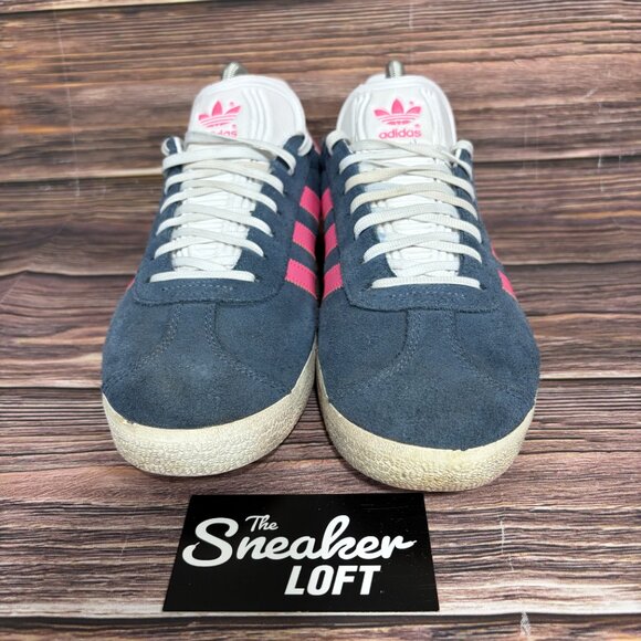 Adidas Women's Gazelle Ink Lucid Pink Women's Casual Lace Up Sneakers Size 9.5 - Picture 2 of 8